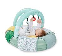 Sophie la Girafe - Tapis d'éveil Cocoon'Aire Leuf - Matelas gonflable 3 positions, arche d'activités