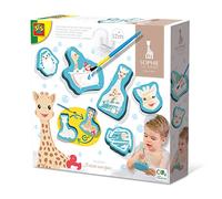 Sophie la girafe - Coloriage a l'eau dans le bain