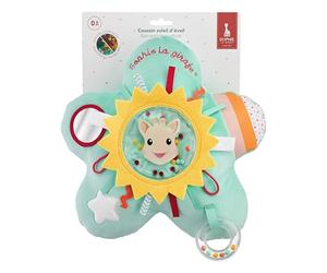 Sophie la Girafe - Coussin d’Éveil Soleil Bébé - Coussin Sensoriel pour Le Temps sur Le Ventre et Le Développement Moteur - Dès 3 Mois