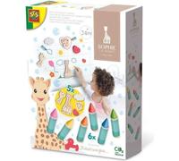 Sophie la girafe - Crayons de couleur pour le bain et formes