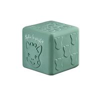 SOPHIE LA GIRAFE - Cube aux Textures Sophie la girafe - Jeu D'Eveil Tactile - Caoutchouc - Léger et Facile à Saisir - Pour Enfants à Partir de 3 Mois - Vert