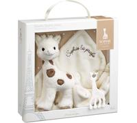 Sophie la Girafe - Doudou Sophie Chérie - Peluche pour enfant doux et legère - Cadeau de Naissance - Très Douce avec 2 côtés différents