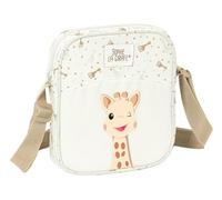 SOPHIE LA GIRAFE HONEY - Petit sac à bandoulière pour enfant, idéal pour les enfants de 5 à 14 ans, confortable et polyvalent, qualité et résistance, 16 x 4 x 18 cm, couleur beige clair, Beige claire,