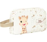 SOPHIE LA GIRAFE -HONEY --Thermo porte-petit déjeuner, thermos, porte-boîte à lunch, qualité et solidité maximale, porte-aliments, encoche, 21,5x6,5x12 cm, beige clair