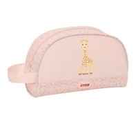 Sophie LA Girafe Joy - Grande Trousse de Toilette pour Enfant, Adaptable au Chariot, idéale pour Les Enfants de 5 à 14 Ans, Confortable et Polyvalente, qualité et résistance, 26 x 16 x 9 cm, Saumon