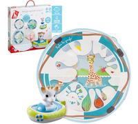 Sophie la Girafe - Magik Splash Board - Découvrir les Fonds Marin - Le plateau magique ventousable et L'aspergeur Sophie la Girafe