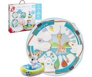 Sophie la Girafe - Magik Splash Board - Découvrir les Fonds Marin - Le plateau magique ventousable et L'aspergeur Sophie la Girafe