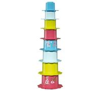 Sophie la Girafe - Set de 8 Gobelets Empilables 'Fleurs Gigognes', Jouet Éducatif pour Bébé dès 6 Mois, Multicolore