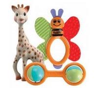 SOPHIE LA GIRAFE Set de Naissance Trio Coloris Aléatoire