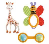 Sophie la Girafe Set de Naissance Trois Jouets à Manipuler et Mordiller