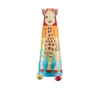 Sophie la Girafe Tour Géante 3-en-1 Puzzle et Toboggan à Billes Dès 10 Mois | Construction qui développe dextérité motricité fine et coordination œil-main | jouet éveil bébé 1 an | idée cadeau enfant