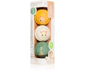 Sophie La Girafe Vulli Musical Balls balles sensorielles douces 3 pcs