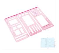 Sophisticated Maze Planner Stencils, Handmade Flexible Record Template, Happy Planner Stencils Templates, For Journaling Checklists Boxes Lines & Daily Planning (B)