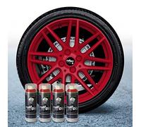 Sophisticauto Lot de 4 Sprays Full Dip Vinyles liquides Rouge Cerise Mat pelable 400 ML