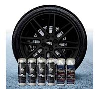 Sophisticauto Lot de 6 Sprays Full Dip Vinyles liquides Noir Mat pelable 400 ML