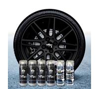 Sophisticauto Lot de 6 Sprays Full Dip Vinyles liquides Noir METALLISES Brillant pelable 400 ML