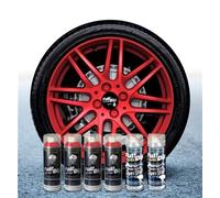 Sophisticauto Lot de 6 Sprays Full Dip Vinyles liquides Rouge METALLISES Brillant pelable 400 ML