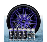 Sophisticauto Lot de 6 Sprays Full Dip Vinyles liquides Violet METALLISES Brillant pelable 400 ML