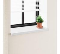 Sophrelle Appui de fenêtre Blanc 80 x 45 x 4,5 cm PVC,Accessoires pour Le Traitement des fenêtres,42046823