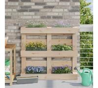 Sophrelle Caisses à Fleurs pour palettes Euro 12 pc Gris Clair,Pots & Cache-Pots,42037206