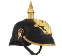 Sophrelle Casque prussien Allemand Antique pour GN Noir Acier,Armes de Collection,286118
