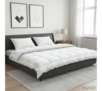 Sophrelle Couette Trier 200x200 cm 4 Saisons 350 GSM Blanc,Dessus-de-lit & couettes,42042825