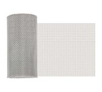 Sophrelle Écran en Maille 20 x 200 cm 8 Mesh Acier Inoxydable 201 Argenté,Panneaux de clôture,42039662