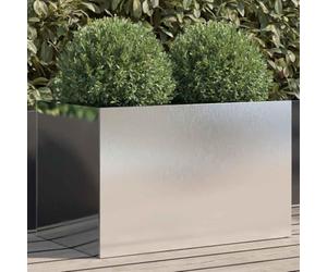 Sophrelle Jardinière argenté 62x40x39 cm Acier Inoxydable,Pots & Cache-Pots,841599
