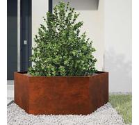 Sophrelle Jardinière Rouillé 138x120x45 cm Acier corten,Pots & Cache-Pots,8.5kg-823677