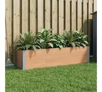 Sophrelle Jardinière surélevée Marron 150 x 30 x 36 cm WPC et Aluminium,Pots & Cache-Pots,42039028
