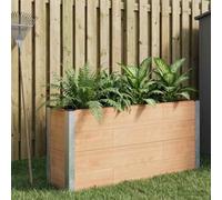 Sophrelle Jardinière surélevée Marron 150 x 30 x 72 cm WPC et Aluminium,Pots & Cache-Pots,42039029