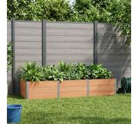 Sophrelle Jardinière surélevée Marron 300 x 100 x 54 cm WPC et Aluminium,Pots & Cache-Pots,42039014