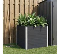 Sophrelle Jardinière surélevée Noir 100 x 100 x 91 cm WPC et Aluminium,Pots & Cache-Pots,42038979