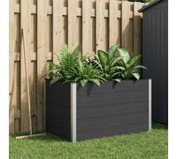Sophrelle Jardinière surélevée Noir 150 x 100 x 91 cm WPC et Aluminium,Pots & Cache-Pots,42038983