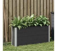 Sophrelle Jardinière surélevée Noir 150 x 30 x 72 cm WPC et Aluminium,Pots & Cache-Pots,42039037
