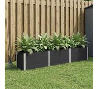 Sophrelle Jardinière surélevée Noir 300 x 50 x 54 cm WPC et Aluminium,Pots & Cache-Pots,42038992