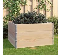 Sophrelle Jardinières surélevées 3 pcs 100x100 cm Bois de pin Solide,Pots & Cache-Pots,3055169