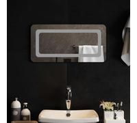 Sophrelle Miroir de Salle de Bain LED Transparent 60 x 30 cm Verre trempé,Accessoires de Salle de Bain,42045831