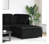 Sophrelle Module de Repose-Pieds pour canapé modulaire Noir 100 x 100 x 48 cm,Éléments pour canapés modulables,4104479