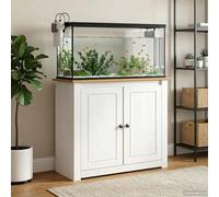 Sophrelle Support d'aquarium Panama Blanc et Marron 81 x 36 x 73 cm,Supports pour Aquariums,42034040