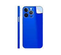 SopiGuard Autocollant pour iPhone 14 Pro Max Full Body Wrap Précision bord à bord (bleu feu brillant)