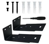 SopimusZ Kit de montage mural réglable, 1 paire de supports muraux en acier pour TV Speaker & Soundtouch 300 Noir Pour Bose Sound Bar Smart Ultra, 300, 500, 550, 600, 700, 900, Ultra