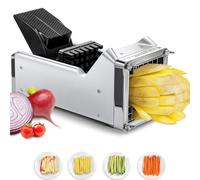 Sopito Coupe Frites Manuel 12mm - Pommes de Terre, Carottes, Concombres | 产品亮点： Lame Inox 12mm, Coupe Nette et Rapide, pour Légumes Variés, Usage Professionnel & Domestique, Nettoyage Facile