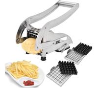 Sopito Coupe Pomme de Terre Acier inoxydable Coupe frites Coupe Patate verser Fait maison chips et Frites