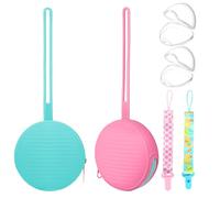 sopkdey Étui à tétine, porte-tétine, porte-tétine, sans BPA, ensemble essentiel de voyage pour bébé