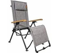 soplair chaise longue relax belem réglable en hauteur compact campingcar Gris G