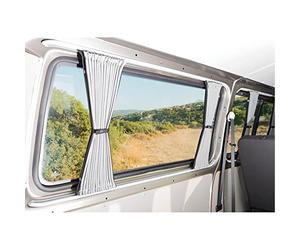 Soplair Rideaux d'occultation Opaques - Kit Cellule 5 pièces - Hayon - H2L2 Volkswagen T5/T6 (2003-), Gris