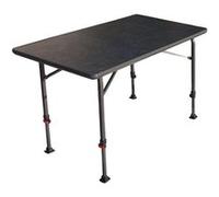 table levita aluminium 6 personnes pieds réglables camping car gris