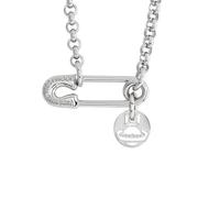 Sopodbacker Chaîne Collier Pendentif Argent Bijoux Hommes Femmes Necklacebroche Collier Tendance Hommes Et Femmes Creux Saturne Rond Marque Punk Pendentif