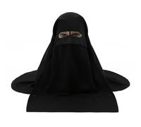 Sopodbacker Châle Foulard Écharpe pour Hommes Et Femmes 2 Pcs/Set Face Cover Hijab Hat Pull on Écharpe Doux Niqab Femmes Turban 1